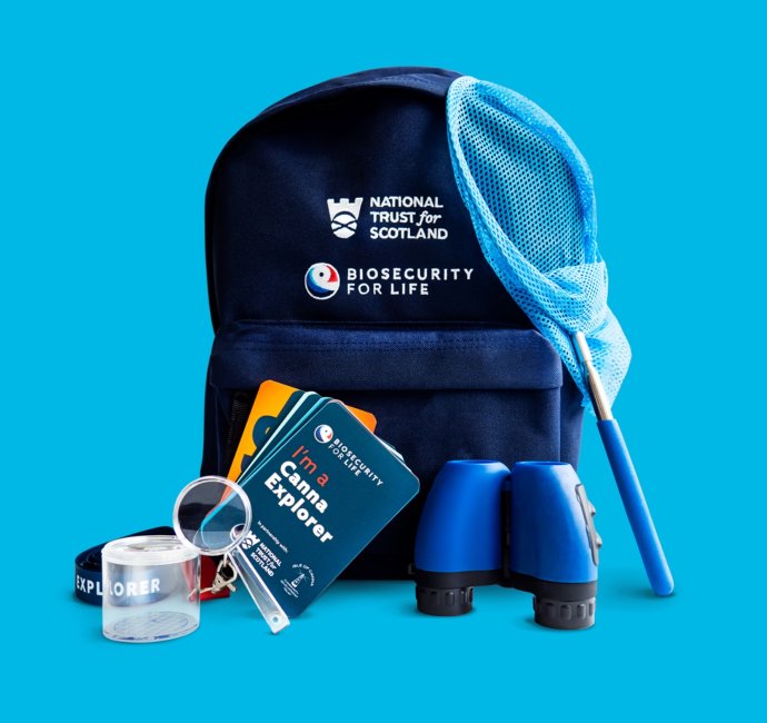 Kids explorer activity pack design for RSPB charity by Root Studio