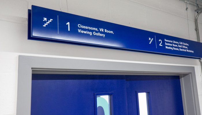 Wayfinding signage design