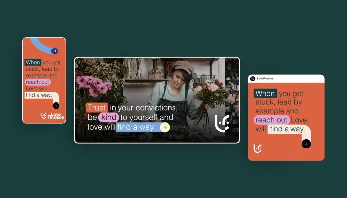 Canva social media template