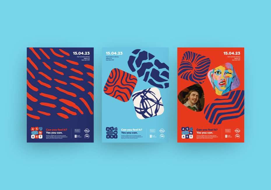 Concrete Youth charity ASMART poster design concept by Root Studio