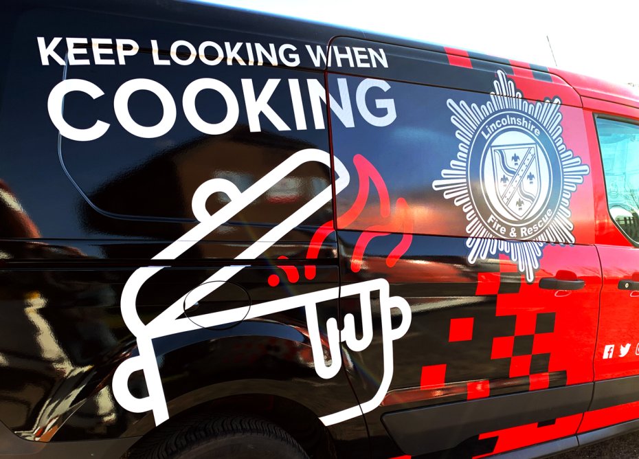 Lincolnshire fire and rescue van graphic wraps by Root Studio 1 1