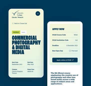 College website design