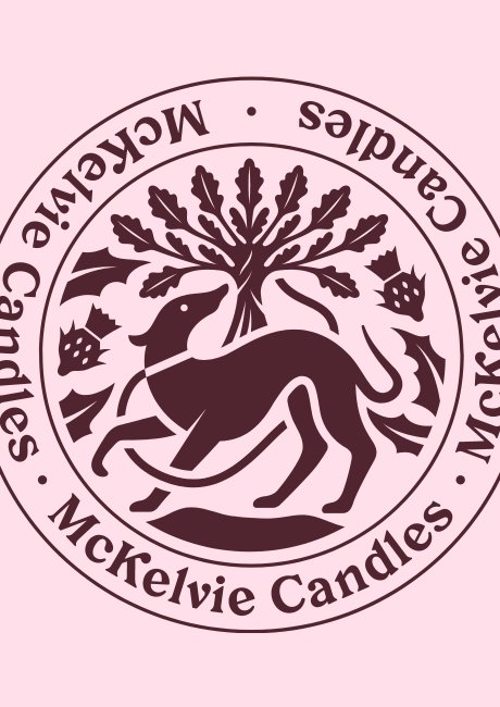 McKelvie Scottish candle range logo design