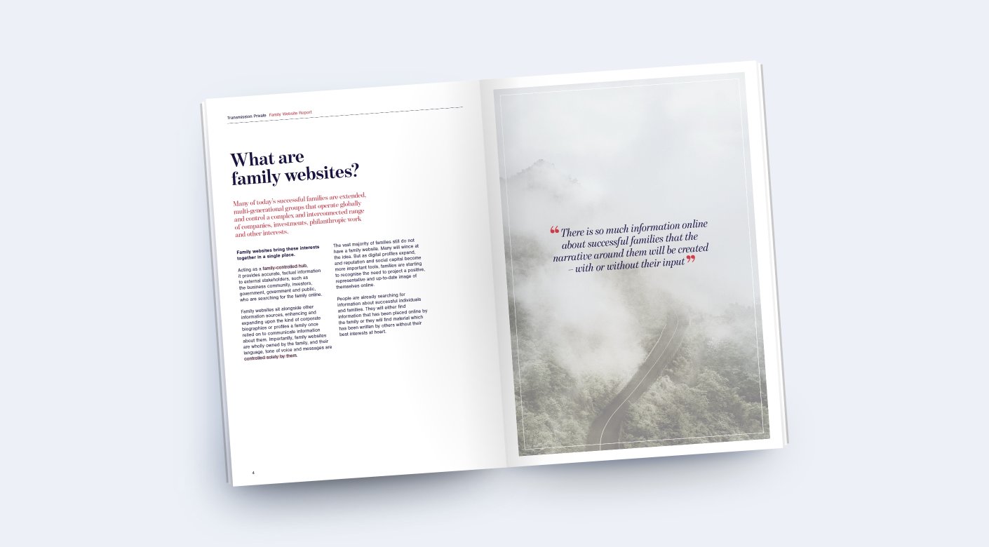 Minimal brochure design by Root Studio