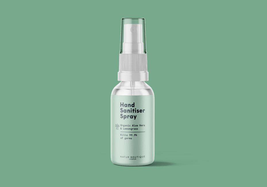 Natur Boutique health supplements pill bottle label design by Root Studio
