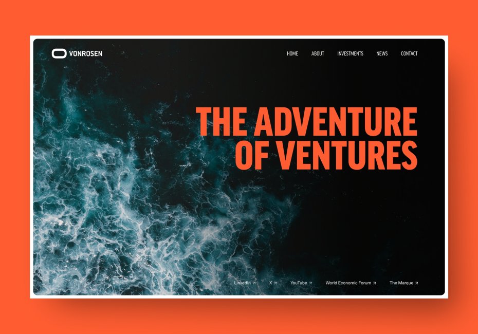 VONROSEN investments website design