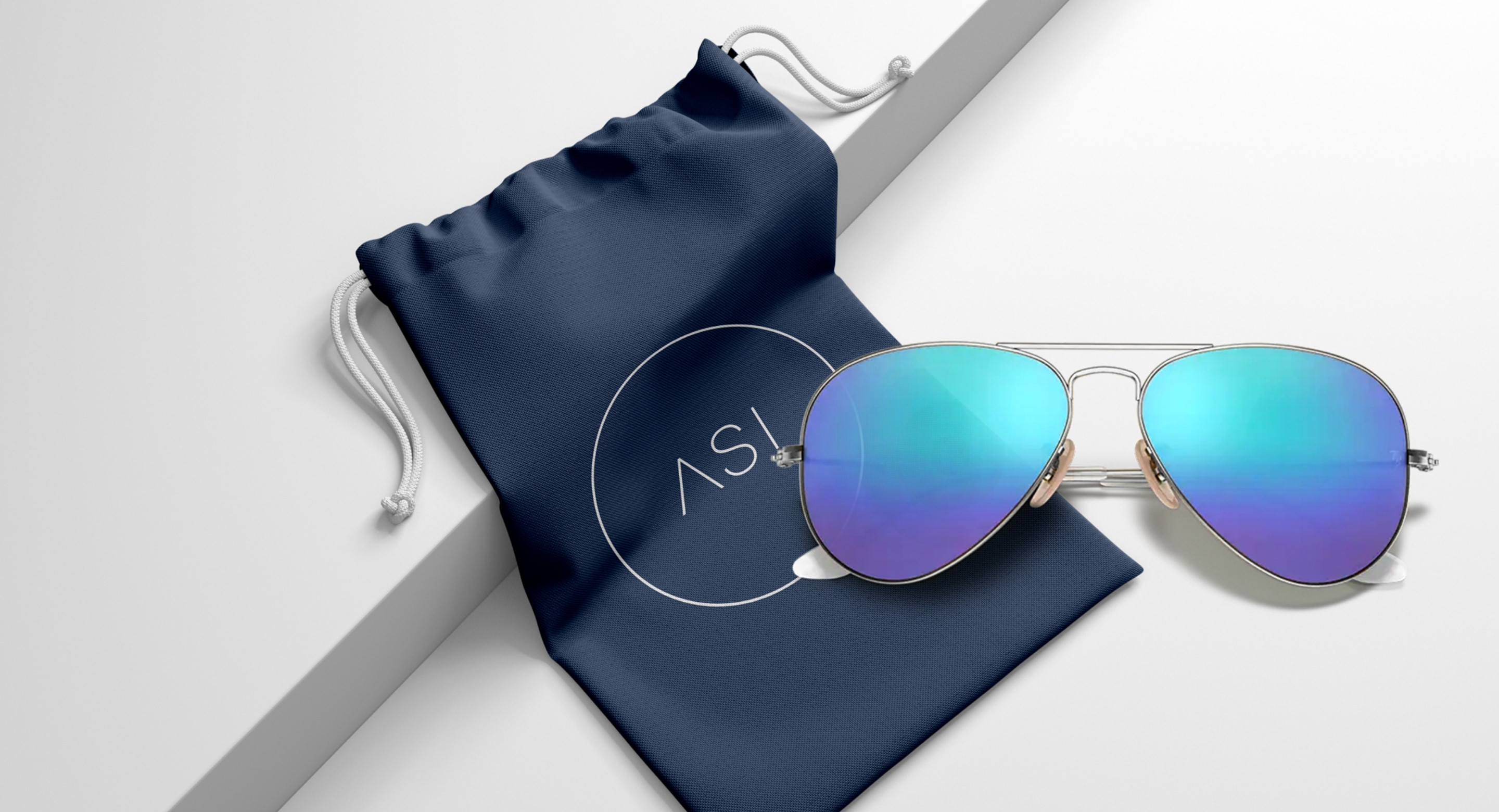 Air Space Institute ASI promotional aviator glasses by Root Studio