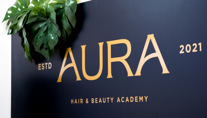 Sign design for hair salon