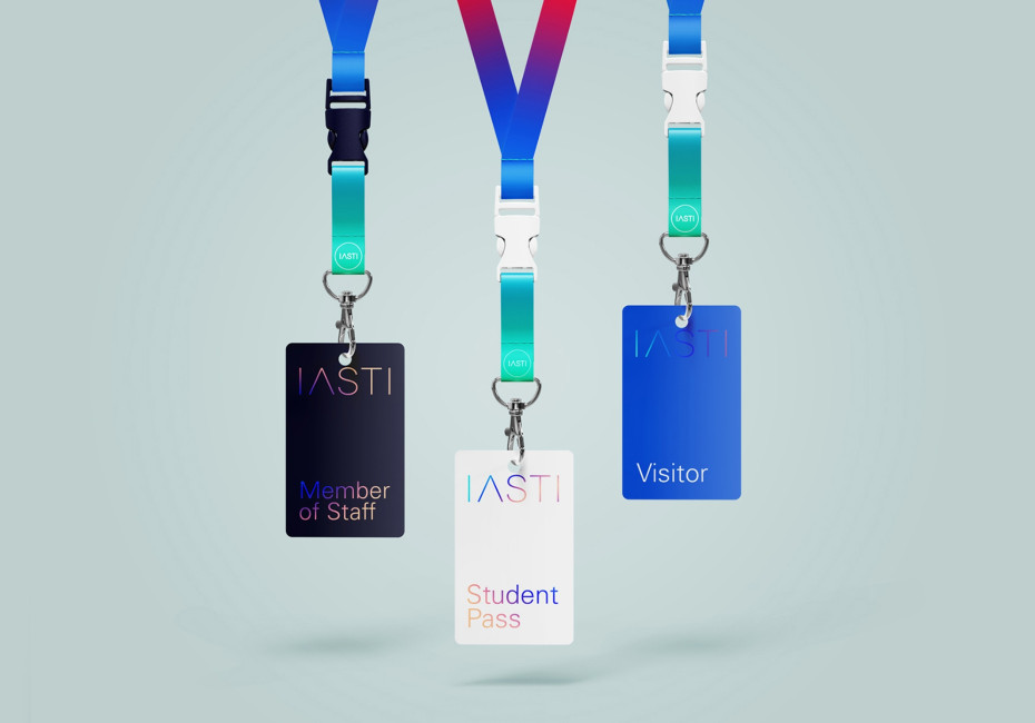 Air Space Institute ASI college lanyard design by Root Studio