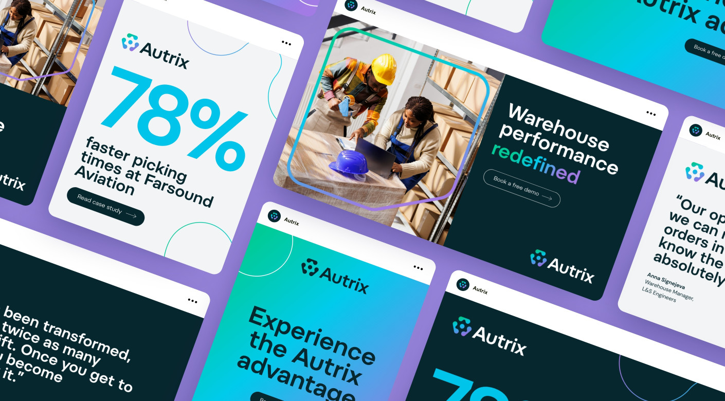 Autrix social media template designs