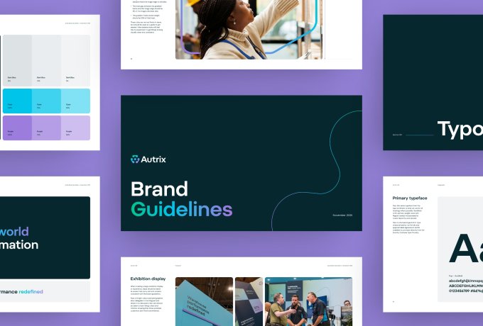 Autrix warehouse automation brand guidelines