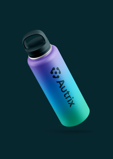 Autrix water bottle design