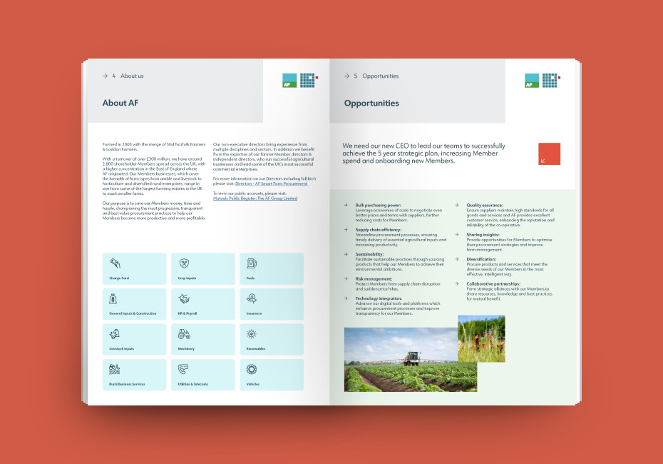Member organisation brochure design by Root Studio