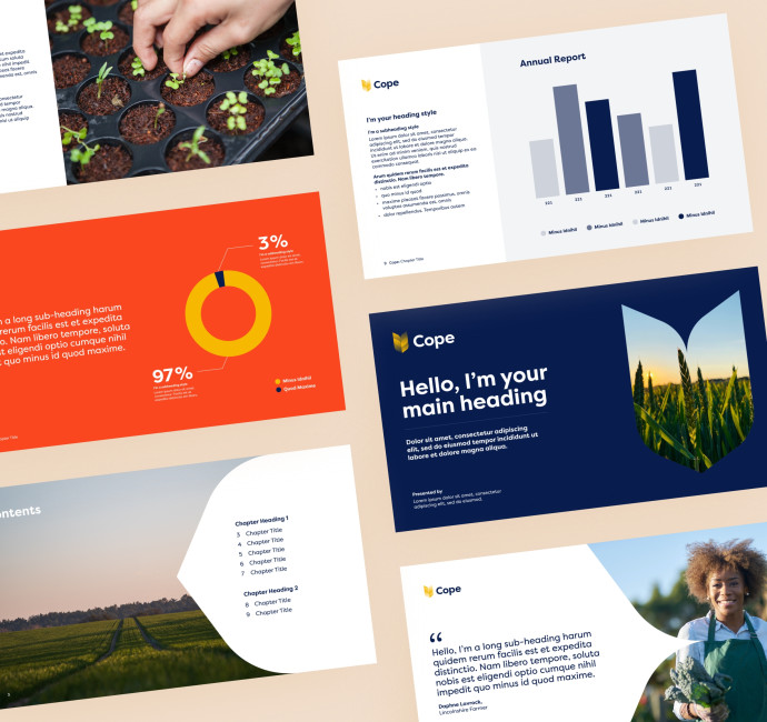 Canva presentation template