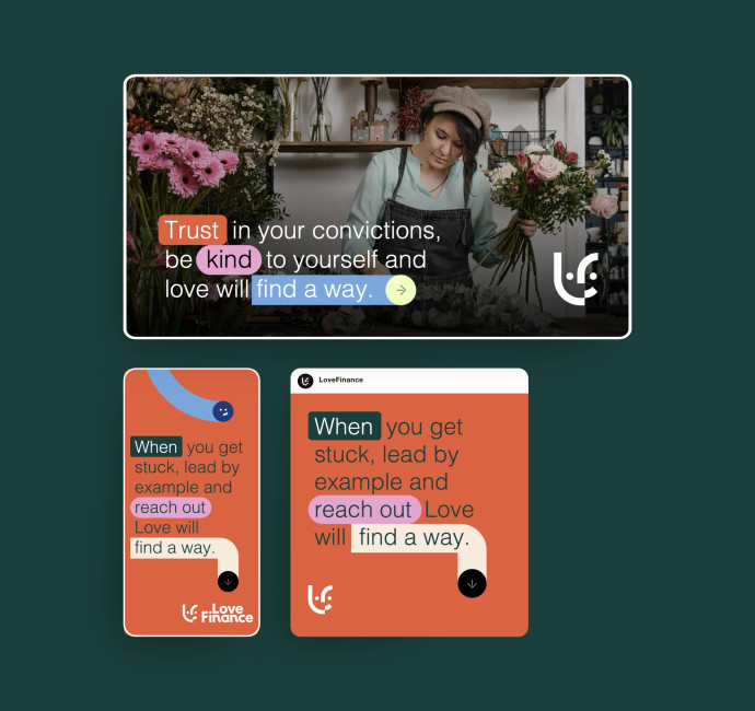 Canva social media template design