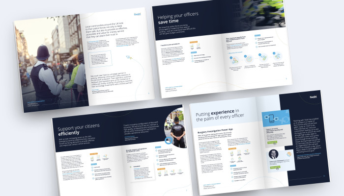 Police brochure design