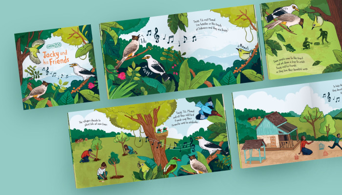 Charity book illustrations