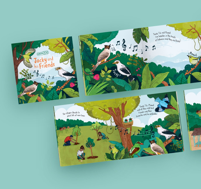 Childrens illustrated book design