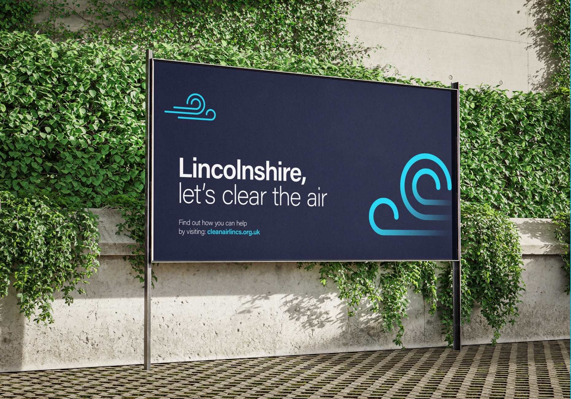 Clean Air Lincolnshire branding design by Root Studio