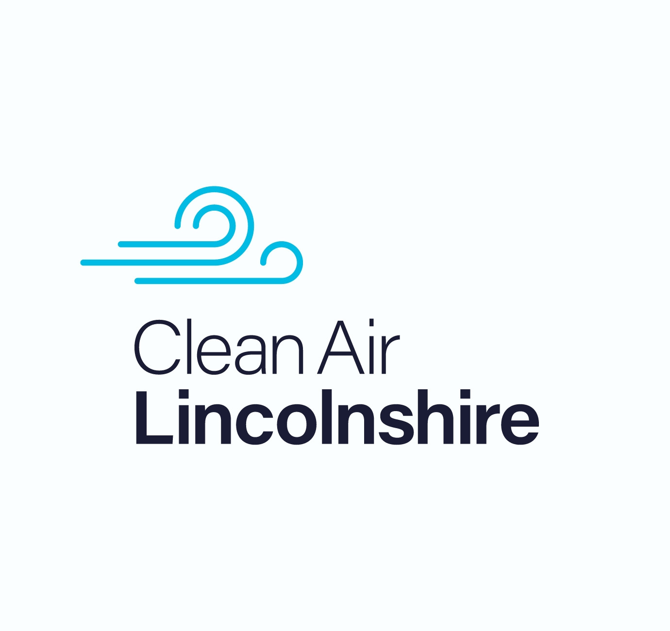 Clean Air Lincolnshire cloud logo design by Root Studio
