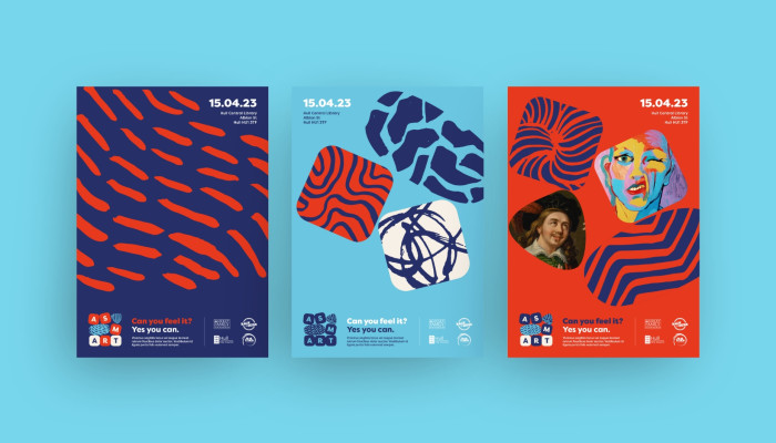 Concrete Youth charity ASMART poster design concept by Root Studio