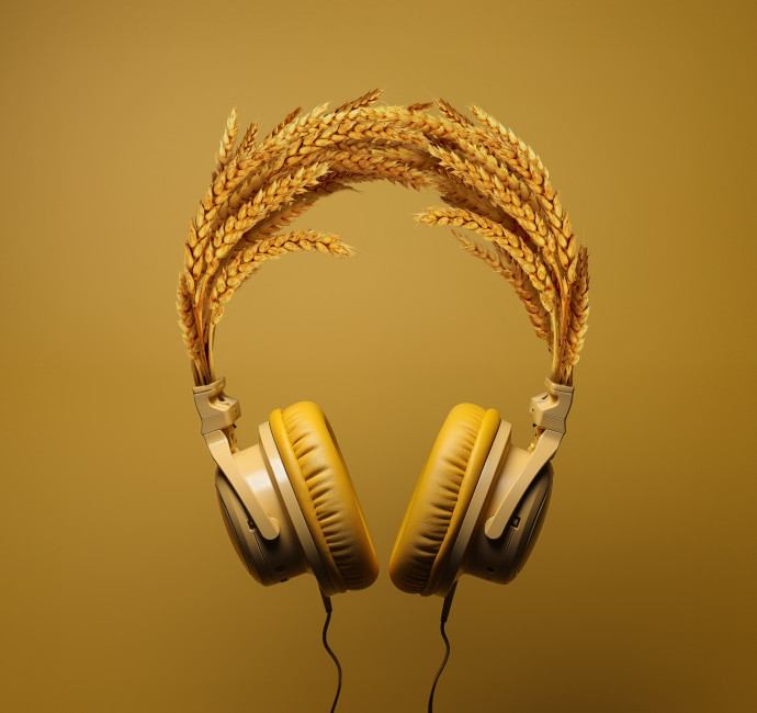 Cope Seeds & Grain headphones turn up the volume marketing