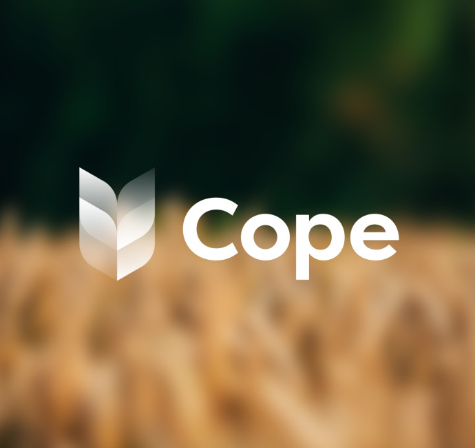 Cope Seeds & Grain logo design
