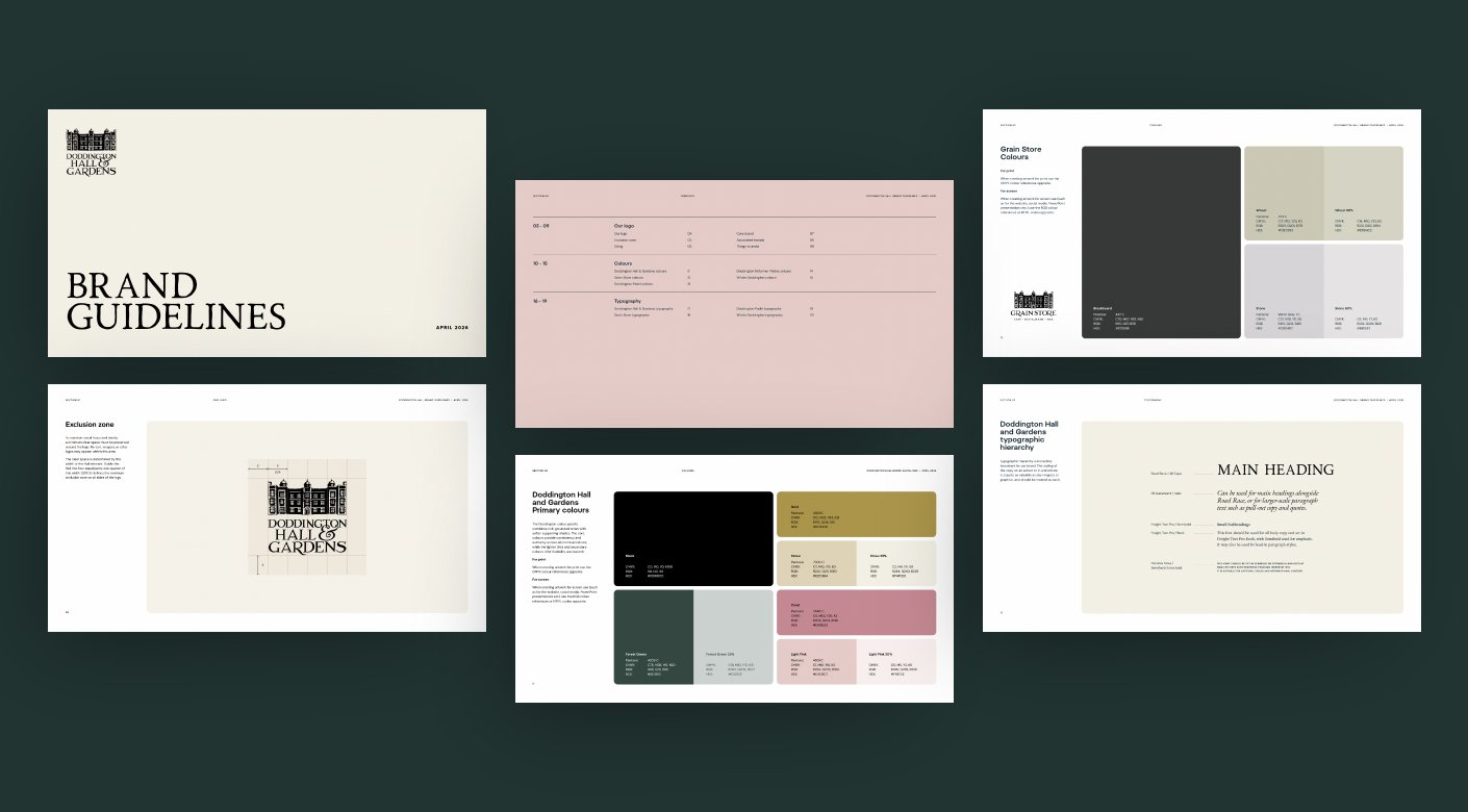 Doddington Hall brand guidelines