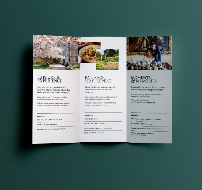 Doddington Hall DL Leaflet design