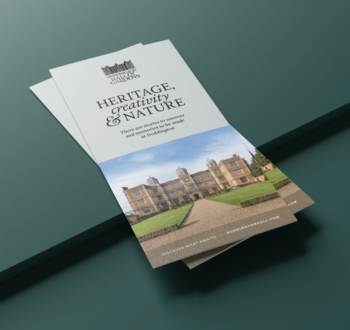 Doddington Hall DL Leaflet design