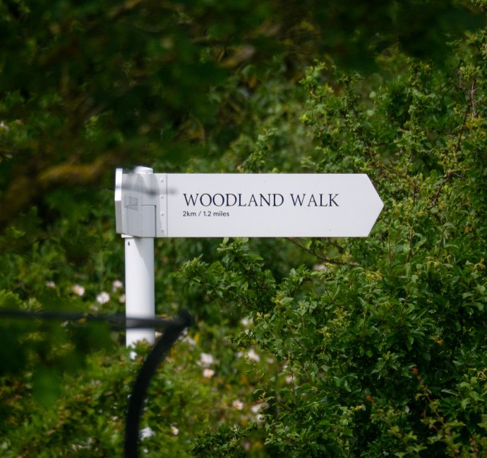 Doddington Hall finger post directional signage