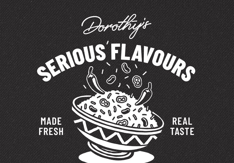 Dorothy's afro-caribbean illustrated t-shirt design