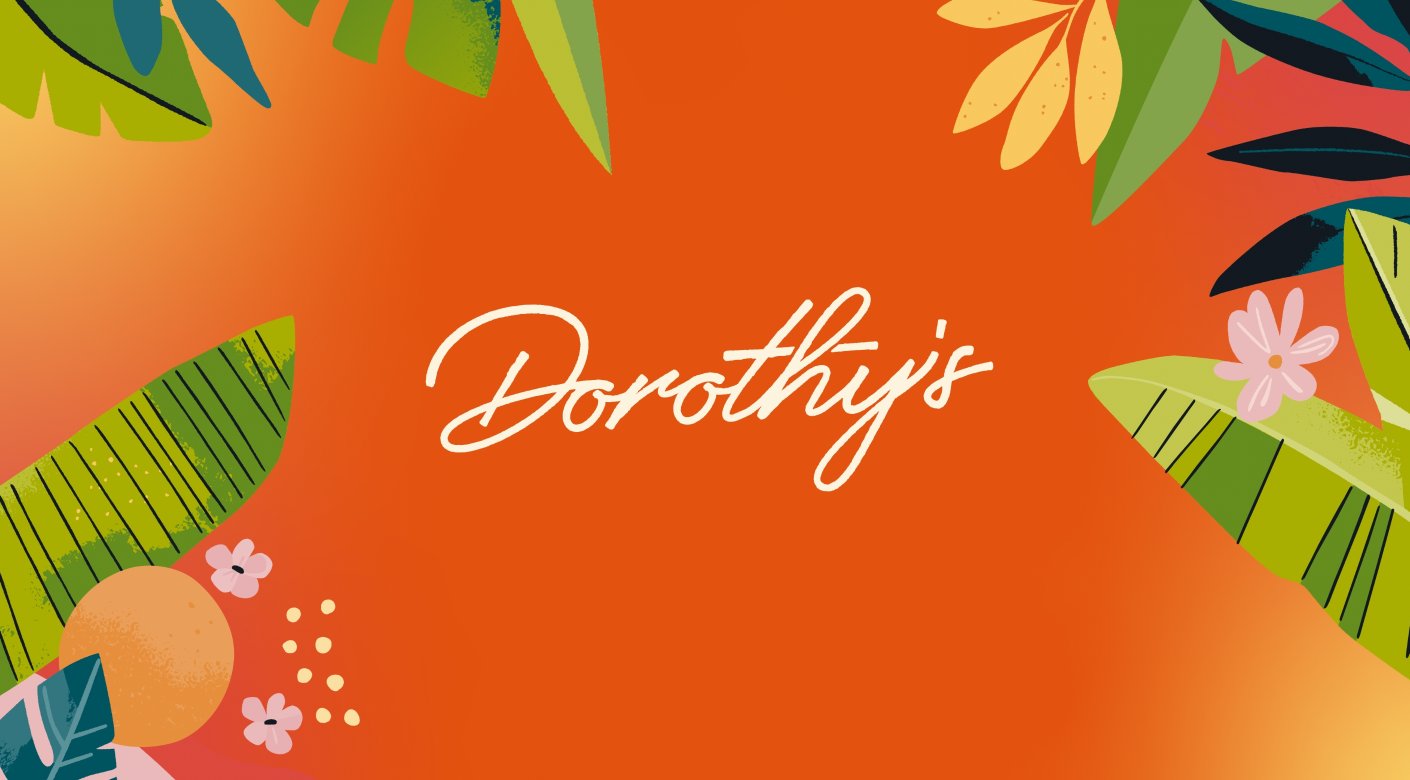 Dorothy's afro-caribbean deli logo design