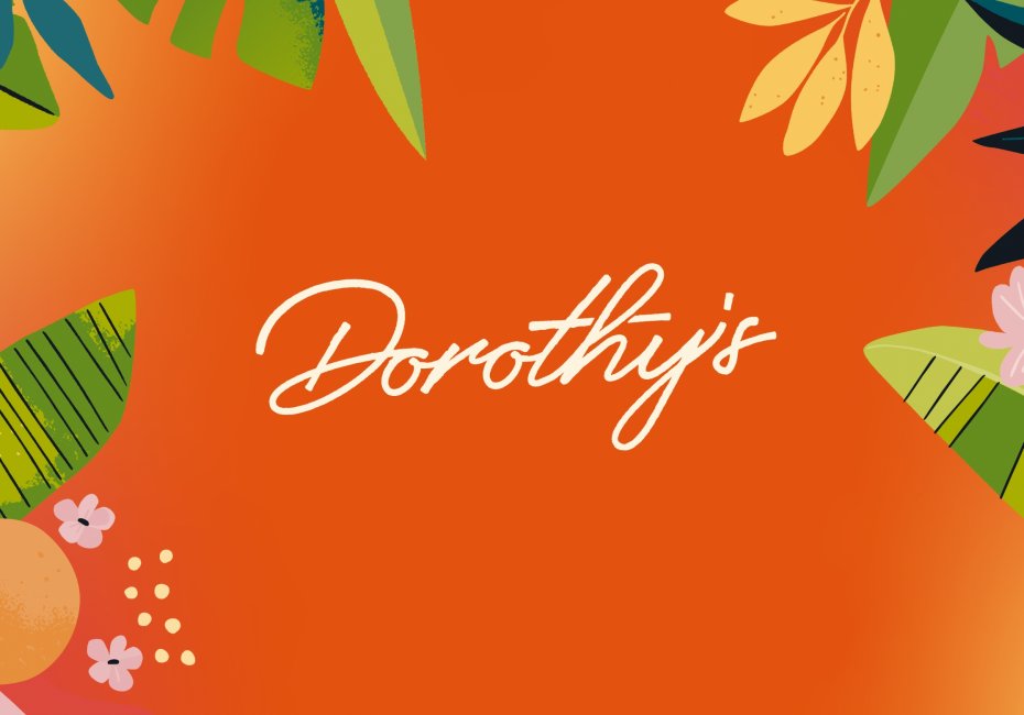 Dorothy's afro-caribbean deli logo design