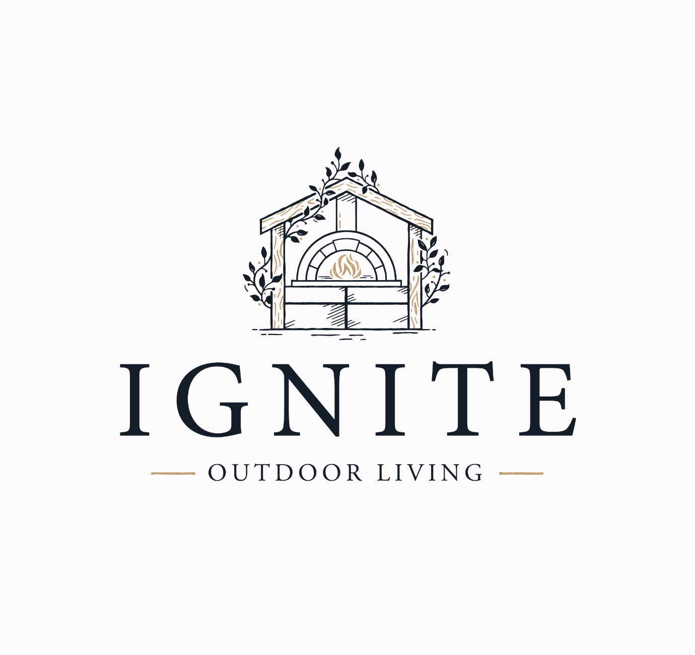 Ignite Outdoor Living logo design by Root Studio
