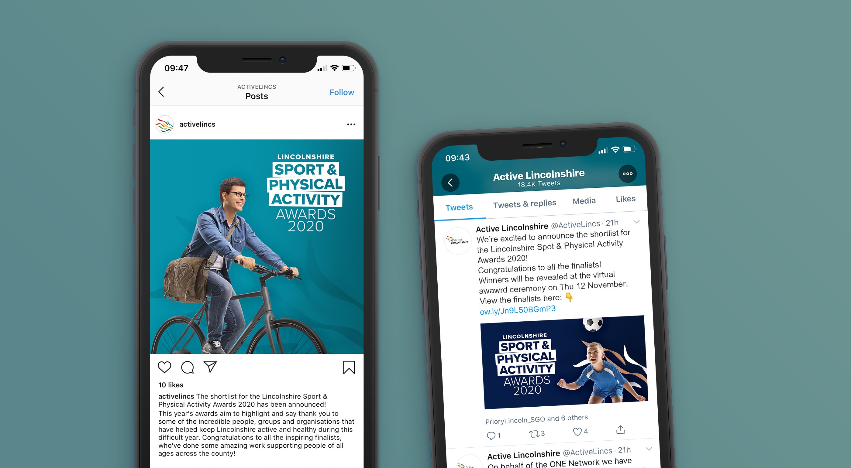 Active lincolnshire sports awards social media template