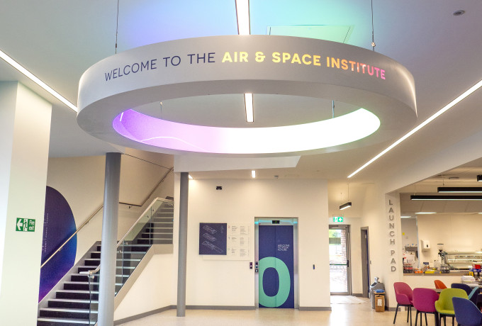 ASI college signage design by Root Studio