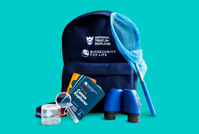 Biosecurity for LIFE RSPB Kids Explorer Activity Backpack