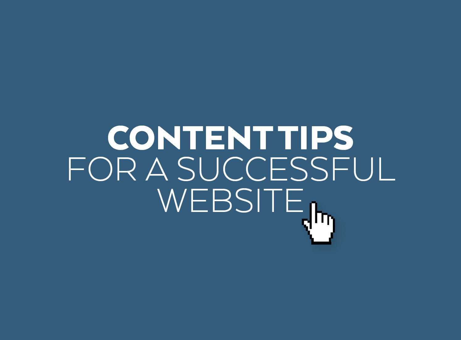 Content tips for a successful website by root studio