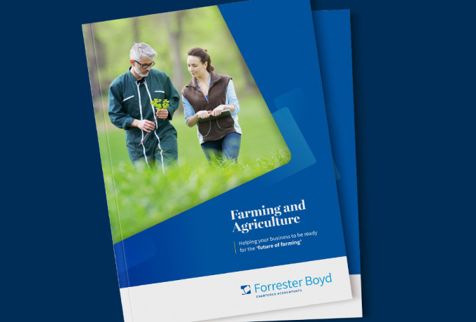 Forrester boyd accountants rebrand and brochure design by root studio