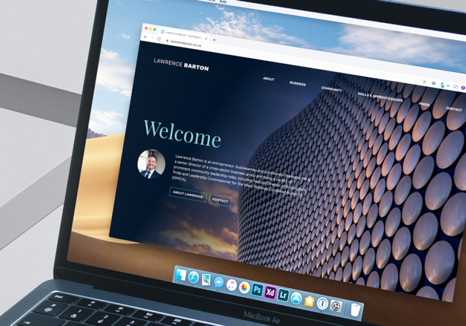 Lawrence Barton's new website