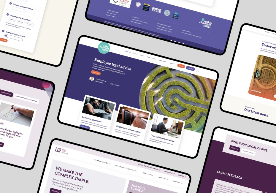 law firm website design by root studio, Lincoln