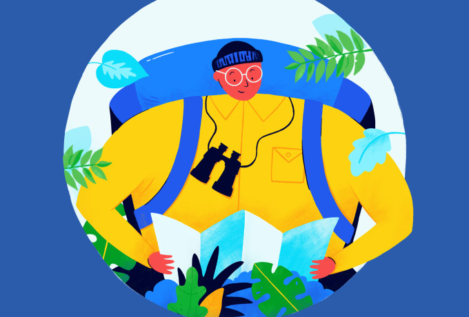 St Barnabas Adventures explorer character design