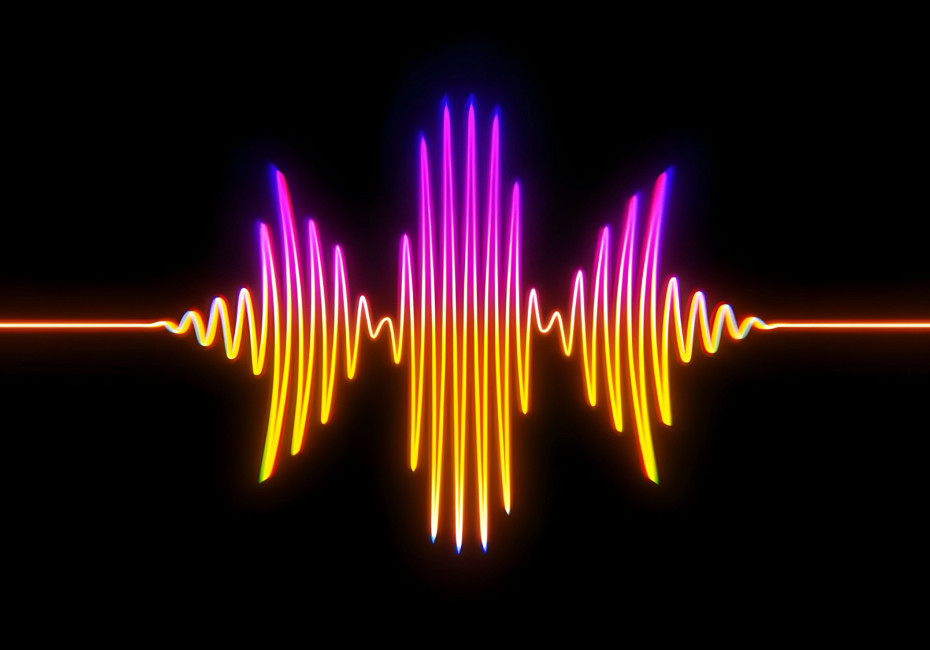 Sound waves that look like a chart