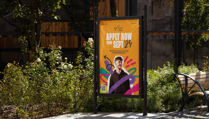 Bus stop advertising