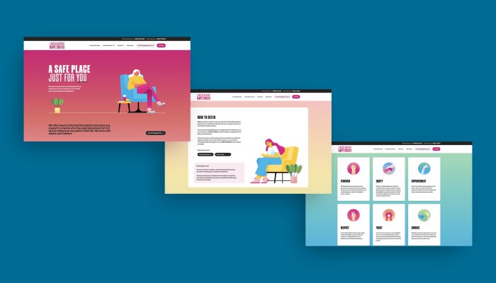 Lincolnshire Rape Crisis charity website design