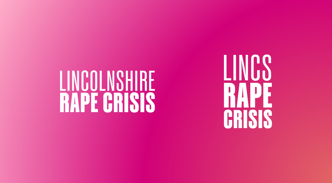 Lincolnshire Rape Crisis charity logo design