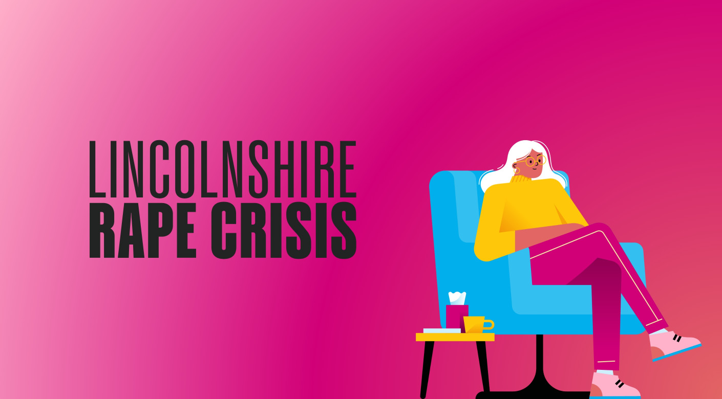 Lincolnshire Rape Crisis charity logo design