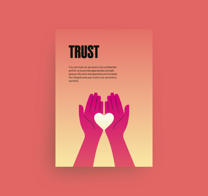Lincolnshire Rape Crisis charity value poster