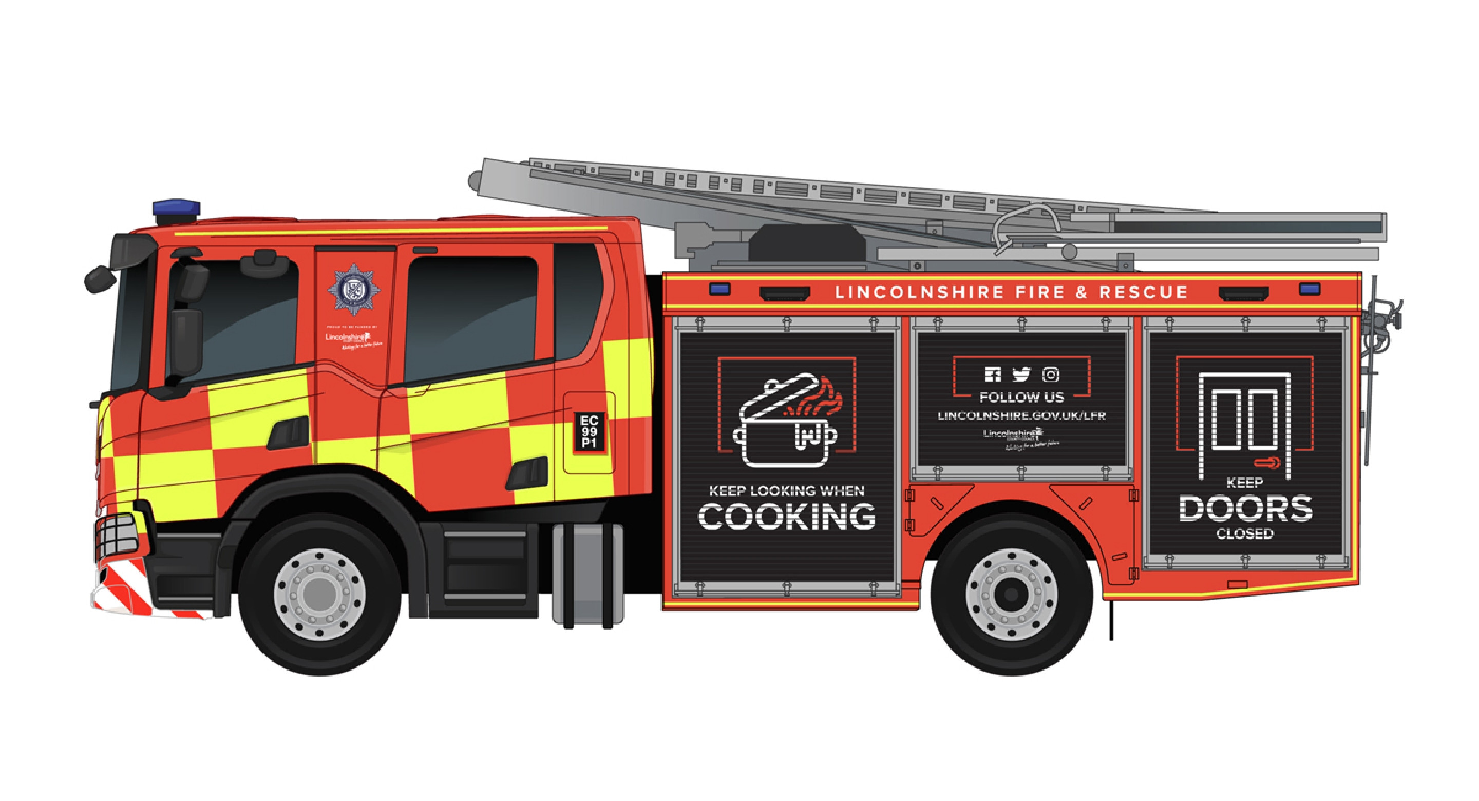 Lincs Fire & Rescue Livery Vehicle Wraps by Root Studio